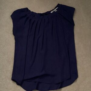 LC Lauren Conrad Deep Blue Blouse